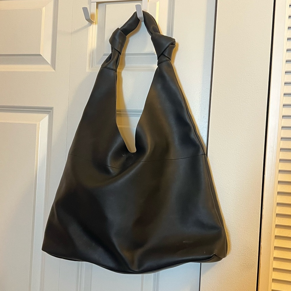 Anthropologie - Urban Originals - Knotted Slouchy Faux Leather Bag
